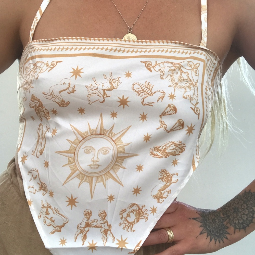 Celestial Sun Bandana Tank - Picture 5 of 5